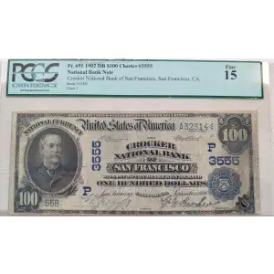 $100  Blue Seal Third Charter Period 691