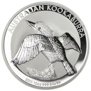 2011 10oz Australian Perth Mint Silver Kookaburra