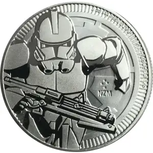 2019 Niue $2 Star Wars Stormtrooper 1oz Silver Coin (2)
