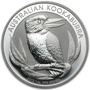 2012 1 oz Australian Perth Mint Silver Kookaburra