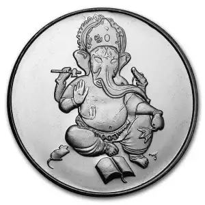 1oz Ganesha Silver Round (2)