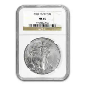 2009 American Silver Eagle NGC MS69