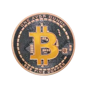 1 oz Bitcoin Copper Round
