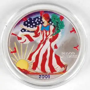 (Clearwater USE ONLY) - 1 oz Painted American Silver Eagles