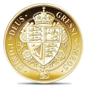 2022 St. Helena 1/4 oz Gold Guinea Rose Crown