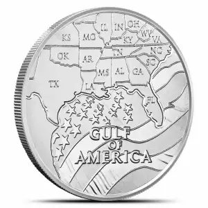 1 oz Silver Gulf of America Round