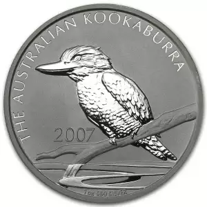 2007 Australia 1 oz Silver Kookaburra
