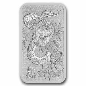 Australia 1 oz Snake Silver Bar - Perth Mint (3)