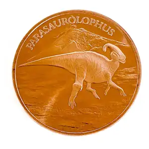 1 oz Parasaurolophus Copper Round