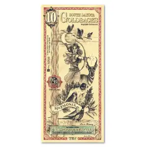 South Dakota 10 Goldback Note (2)