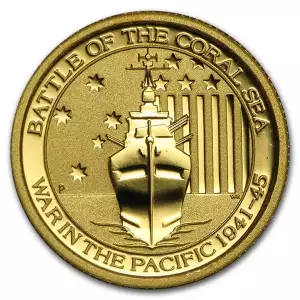 2014 1/10oz Gold - Battle of Coral Sea