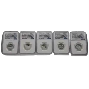 2019-S First .999 Silver Quarters NGC PF70 UC Set (9)
