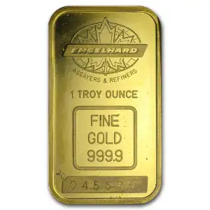 1oz Gold Bar Engelhard (Tall, Maple Smooth) (2)