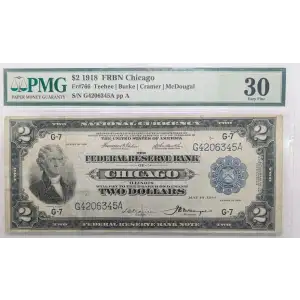$2 1918  Federal Reserve Bank Notes 766