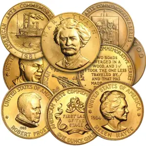 American Gold Art Medallion 1 oz - any design (5)