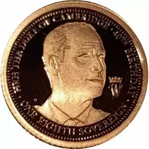 2022 Gold 1/8 Sovereign - Prince William (2)