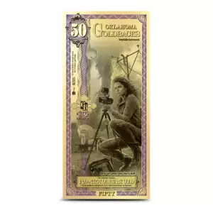 Oklahoma 50 Goldback Note (2025 Alpha Series) Limited 1st Edition