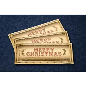 24K Gold Bill Merry Christmas