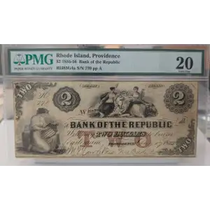 $2 The Union Bank of Reading Pennsylvania Dec. 1st, 1861