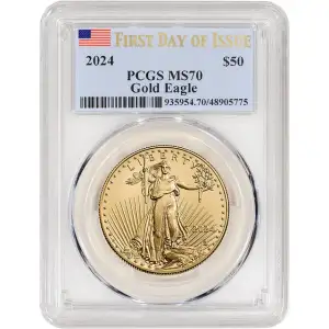 2024 American Gold Eagle $50 PCGS MS 70 FDI