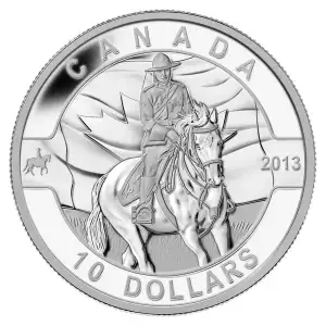 2013 $10 Canada: Mounted Police - Pure Silver Coin (2)
