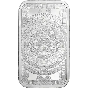 1 oz Silver Bar - Aztec Calendar (2)