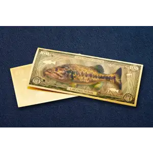 24K Gold Bill North American Gamefish - Largemouth Bass