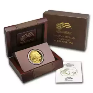 2009-W 1 oz Proof American Gold Buffalo Coin (Box + CoA)