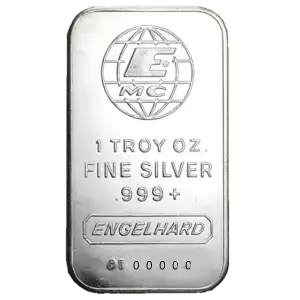 1oz Engelhard Silver Bar (Wide E MC)