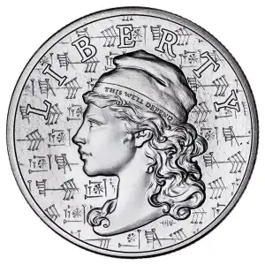 2022 Liberty The Awakening Series Ama-Gi Liberty 2 oz Silver Round (5)