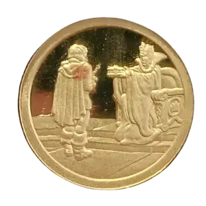 1/4oz Gold Disney's Snow White 50th Anniversary (The Hunter & Queen, w/Box & COA) (4)