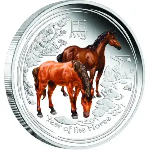2014 1/2oz Silver Lunar Series II Year of the Horse