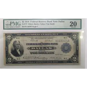 $2 1918  Federal Reserve Bank Notes 777