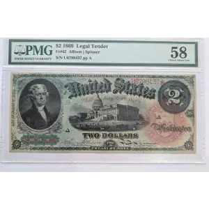 $2  Large Red Legal Tender Issues 42