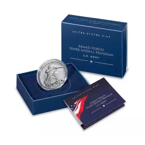 2022 1 oz Armed Forces Silver Medal - U.S. Army