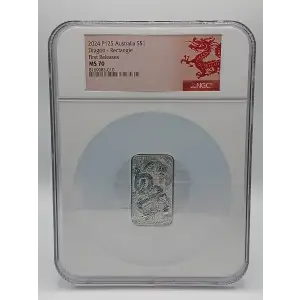 2024 Australia Dragon Rectangle Coin NGC MS70 First Releases (4)