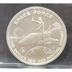 1oz Space Force Donald Trump The Locker Mint .999 Fine silver Round
