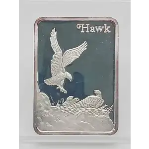 Birds of America 1 oz Silver Bar VINTAGE Accipitridae