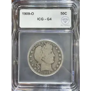 1909 O Barber Half Dollar ICG G-4 IDC Verified