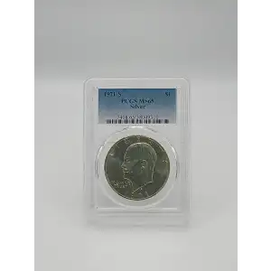 1971-S Ike Dollar PCGS MS65 Silver (2)