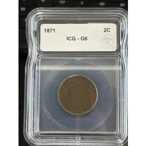 Two cent pieces-Two cent pieces 1864-73 -Copper