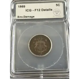 Nickel Five Cent Pieces-Shield 1866-1883 (2)