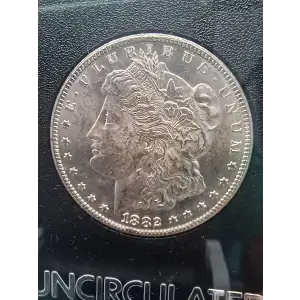 1882-CC Morgan Dollar BU (GSA) Box and COA
