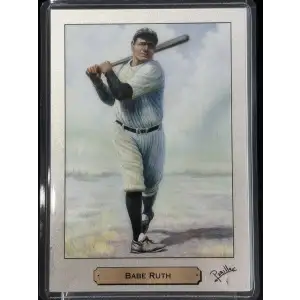 Babe Ruth PM Cards Baseball Series Card #1 Silver 1oz Card