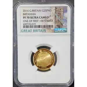 1/4 oz Gold Britannia