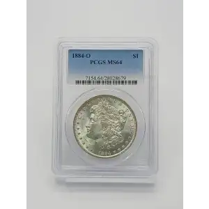 1884-O Morgan Silver Dollar PCGS MS64 (2)