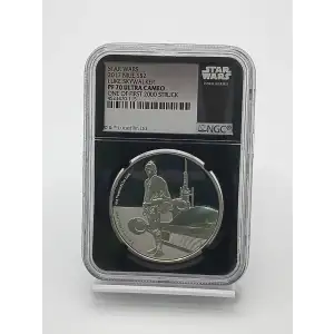 2017 Niue S$2 Star Wars Coin PF70 UC 1 of First 2000 Struck - Luke Skywalker (2)