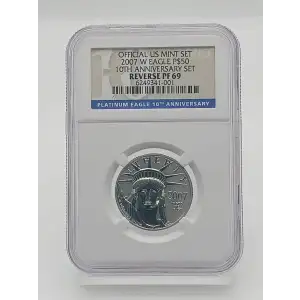 2007 W 10TH ANNIVERSARY SET OFFICIAL US MINT SET (2)