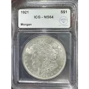 1921 Peace Silver Dollar ICG MS64 IDC Verified (2)