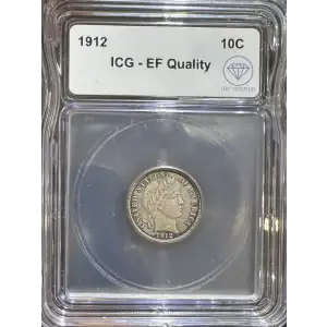 Dimes---Barber 1892-1916 -Silver- 1 Dime (2)